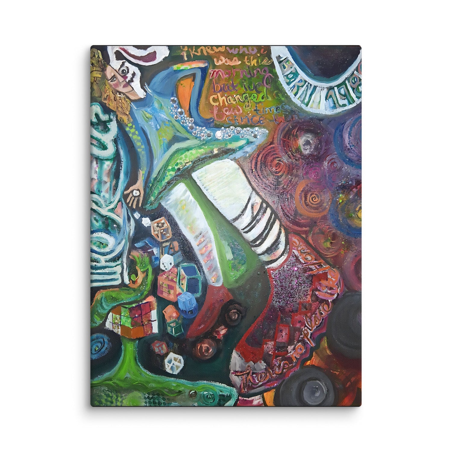 Original Art Prints by Fay on an 18x24in Canvas - HEATHERS WORLDS