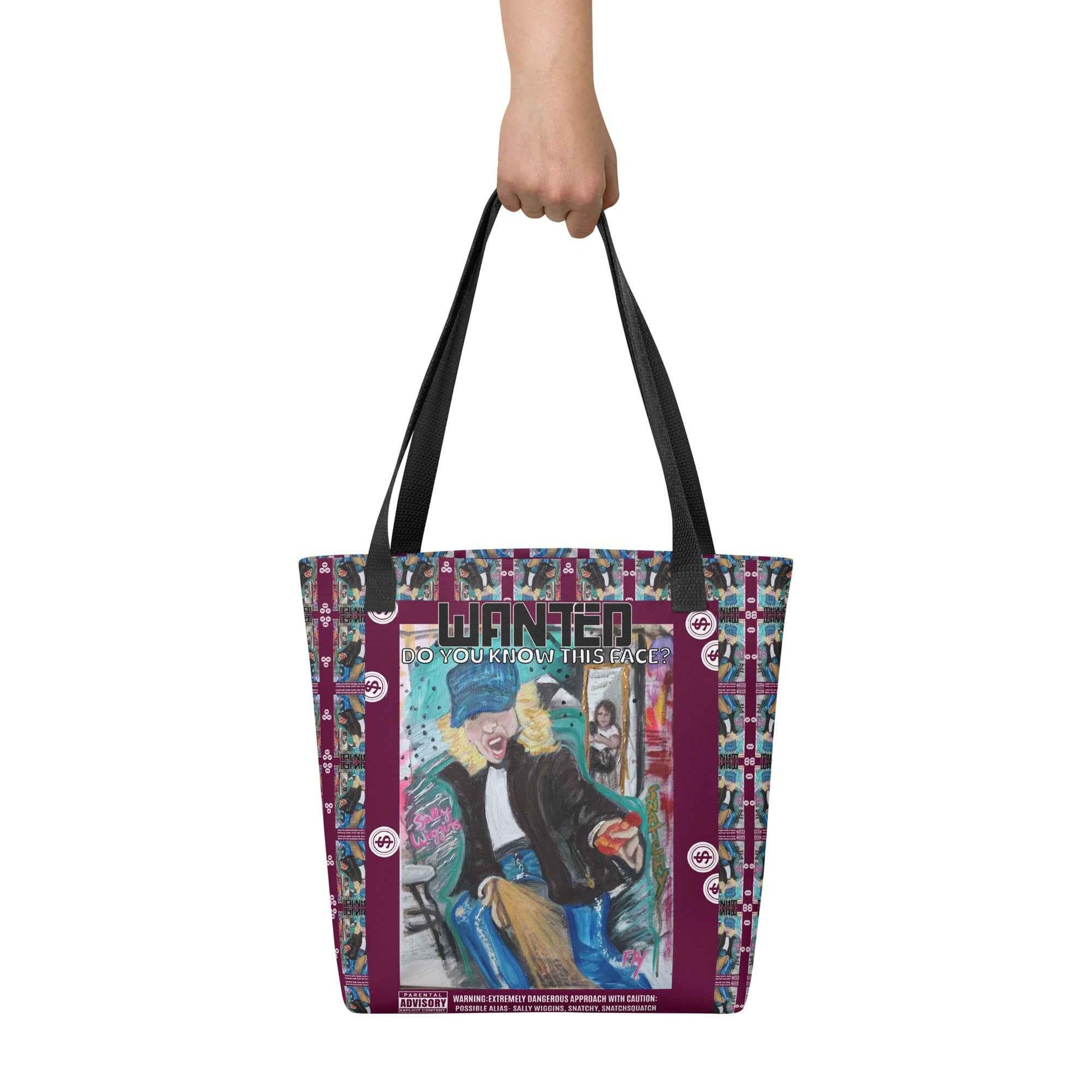 Sally Wiggins Gone Wild – Original Portrait Canvas Print by Fay - HEATHERS WORLDS4305698_4533