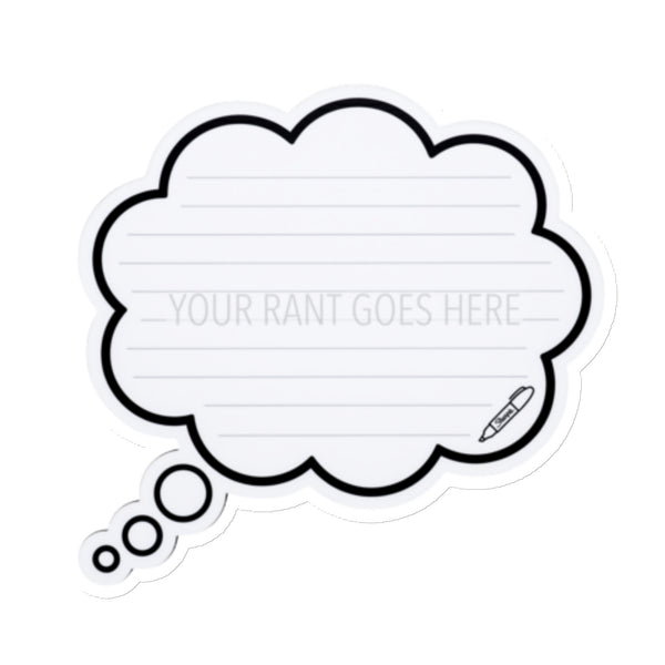"Interactive" Expansion: Die-Cut Thought Bubbles Magnet-Sharpie Not Included🤠 - HEATHERS WORLDS2324324_16465STICKER