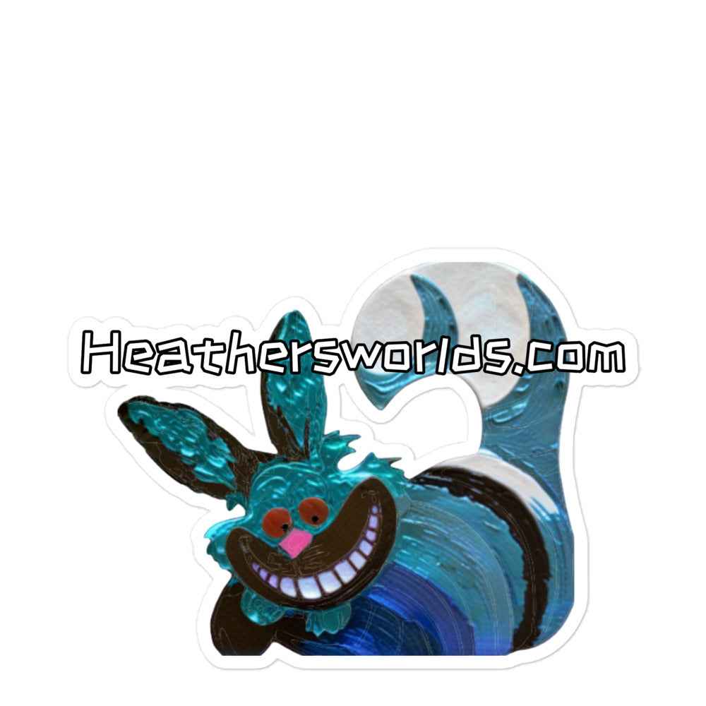 The Deep One – Cheshire Rabbit Weird Is Our Superpower Sticker - HEATHERS WORLDS8863697_10165