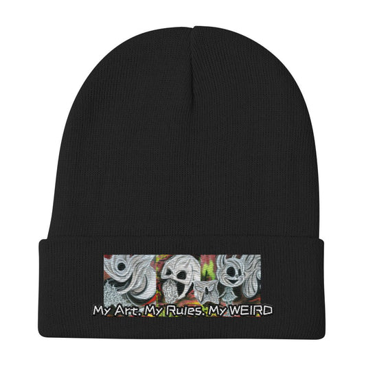 My Art. My Rules. My WEIRD. Embroidered Beanie - HEATHERS WORLDS7518341_4522