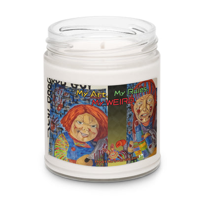 Heathers Worlds Scented soy candle My Art. My Rules. My WEIRD. - HEATHERS WORLDS8142939_22455