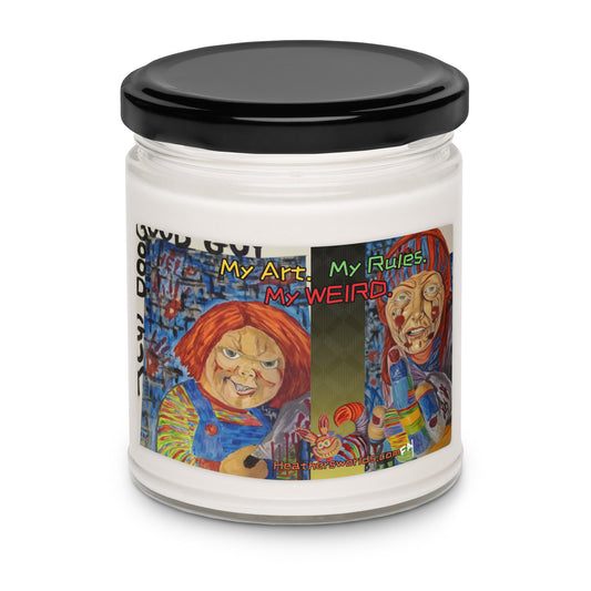 Heathers Worlds Scented soy candle My Art. My Rules. My WEIRD. - HEATHERS WORLDS8142939_22455