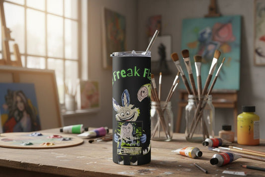 Stainless steel tumbler - HEATHERS WORLDS7428572_15004