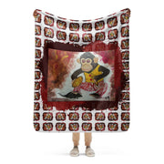 Monkey See Monkey Do Art Print Throw Blanket – Weird & Wonderful - HEATHERS WORLDS3061156_17482