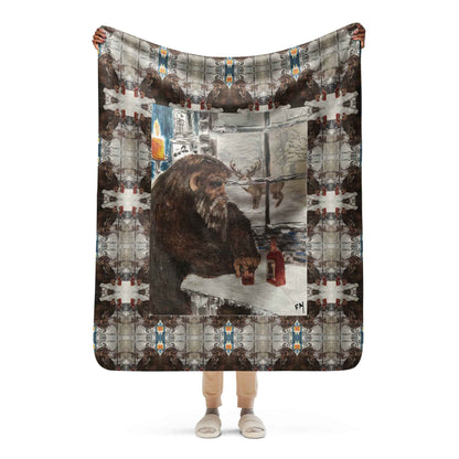 Sweet Solitude Art Print Throw Blanket – Original Artwork by Fay - HEATHERS WORLDS4016256_17482