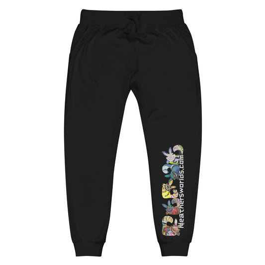 Heathers Worlds Unisex fleece sweatpants Cheshire Rabbit - HEATHERS WORLDS1389718_11265