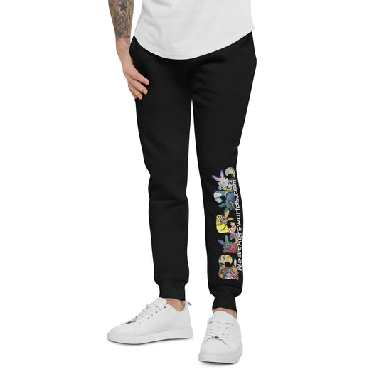Heathers Worlds Unisex fleece sweatpants Cheshire Rabbit - HEATHERS WORLDS1389718_11265