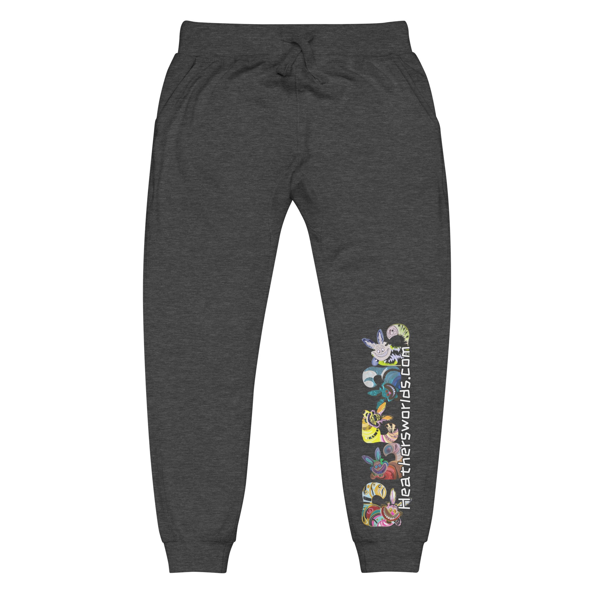 Heathers Worlds Unisex fleece sweatpants Cheshire Rabbit - HEATHERS WORLDS1389718_11283