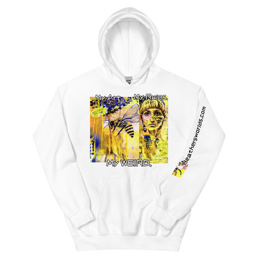 Heathers Worlds Unisex Hoodie My Art. My Rules. My WEIRD. - HEATHERS WORLDS5847453_5522