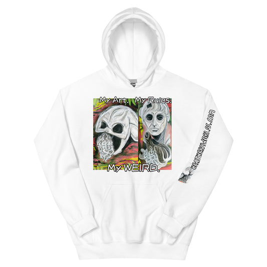 Heathers Worlds Unisex Hoodie My Art. My Rules. My WEIRD. - HEATHERS WORLDS5803631_5522