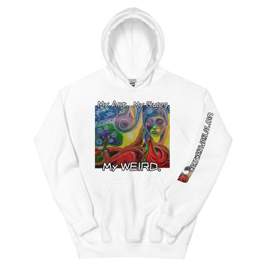 Heathers Worlds Unisex Hoodie My Art. My Rules. My WEIRD. - HEATHERS WORLDS1986063_5522