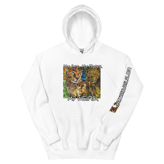 Heathers Worlds Unisex Hoodie My Art. My Rules. My WEIRD. - HEATHERS WORLDS6395166_5522