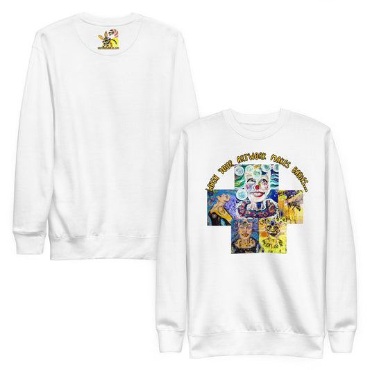 Heathers Worlds Unisex Premium Sweatshirt When your Artwork makes Babies... - HEATHERS WORLDS7018014_11249