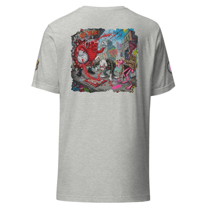 Interactive Kool-Aid Man Smash Tee | Heathers Worlds Wearable Art Unisex t-shirt - HEATHERS WORLDS8839138_24351T-SHIRT