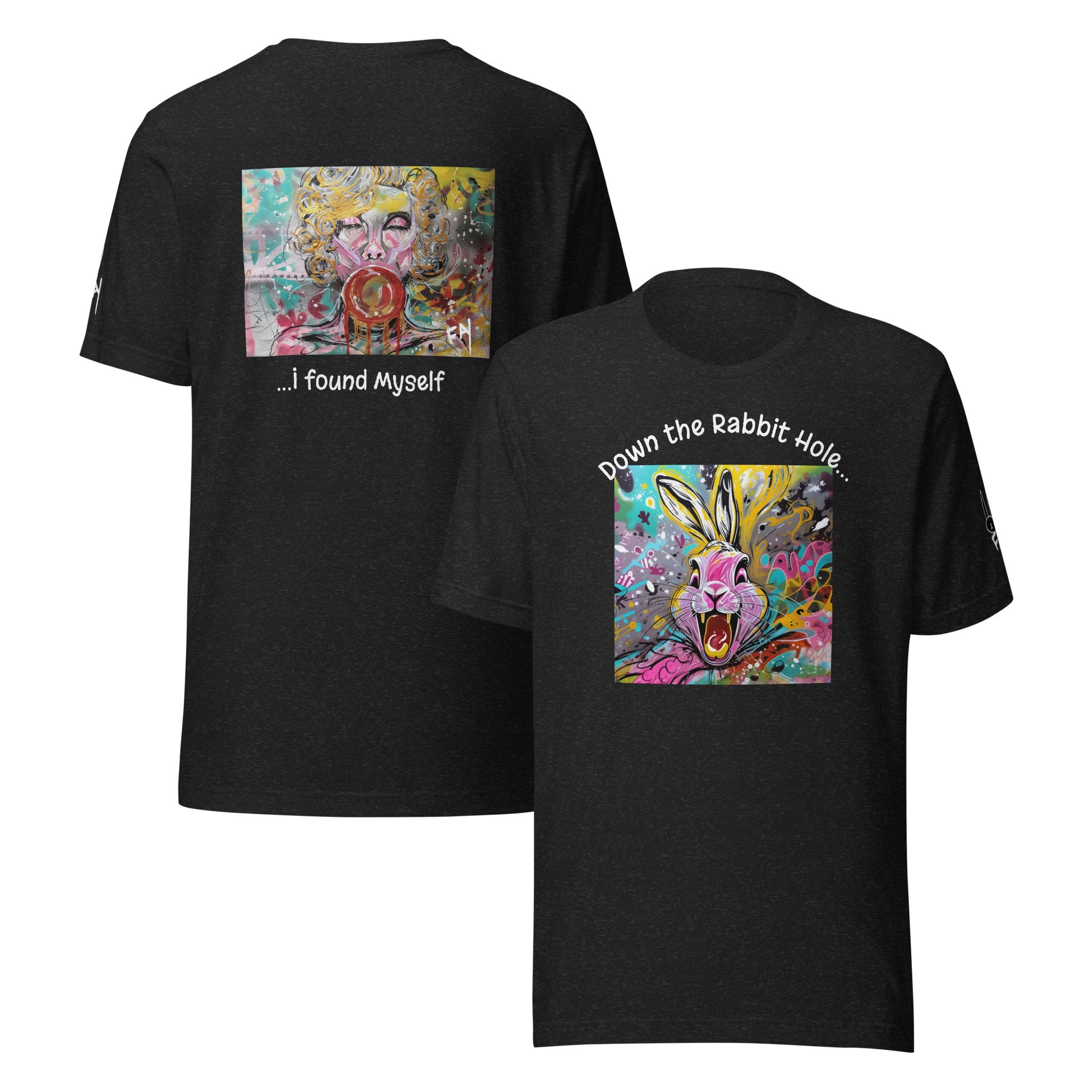 Down the Rabbit Hole, I found Myself Heathersworlds Marilyn Unisex t-shirt by 'Fay' - HEATHERS WORLDS2965226_9575