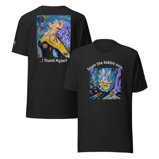 Down the Rabbit Hole, I found Myself Heathersworlds Xmen Unisex t-shirt by 'Fay' - HEATHERS WORLDS4129300_9575