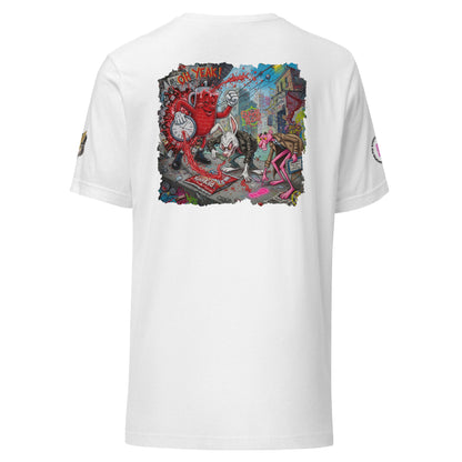 Interactive Kool-Aid Man Smash Tee | Heathers Worlds Wearable Art Unisex t-shirt - HEATHERS WORLDS8839138_24351T-SHIRT