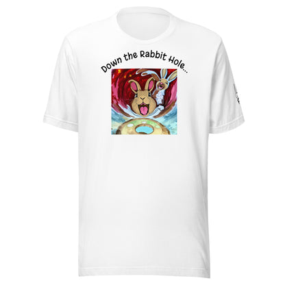 Down the Rabbit Hole, I found Myself Heathersworlds Cheech Unisex t-shirt by 'Fay' - HEATHERS WORLDS9896470_9526