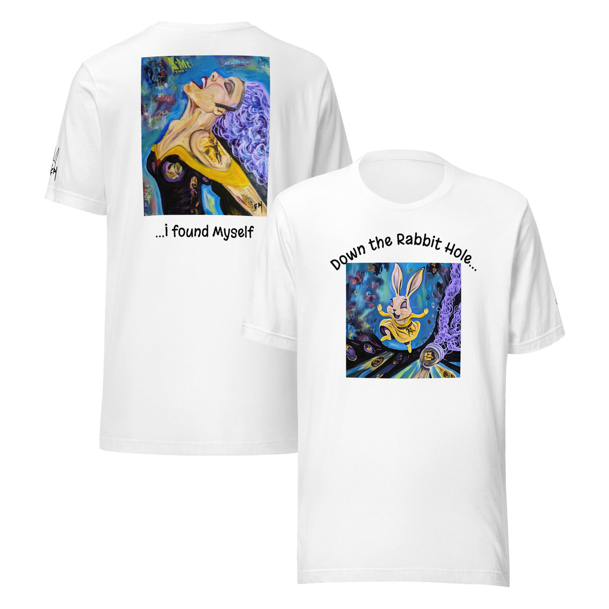 Down the Rabbit Hole, I found Myself Heathersworlds Xmen Unisex t-shirt by 'Fay' - HEATHERS WORLDS2343580_9526
