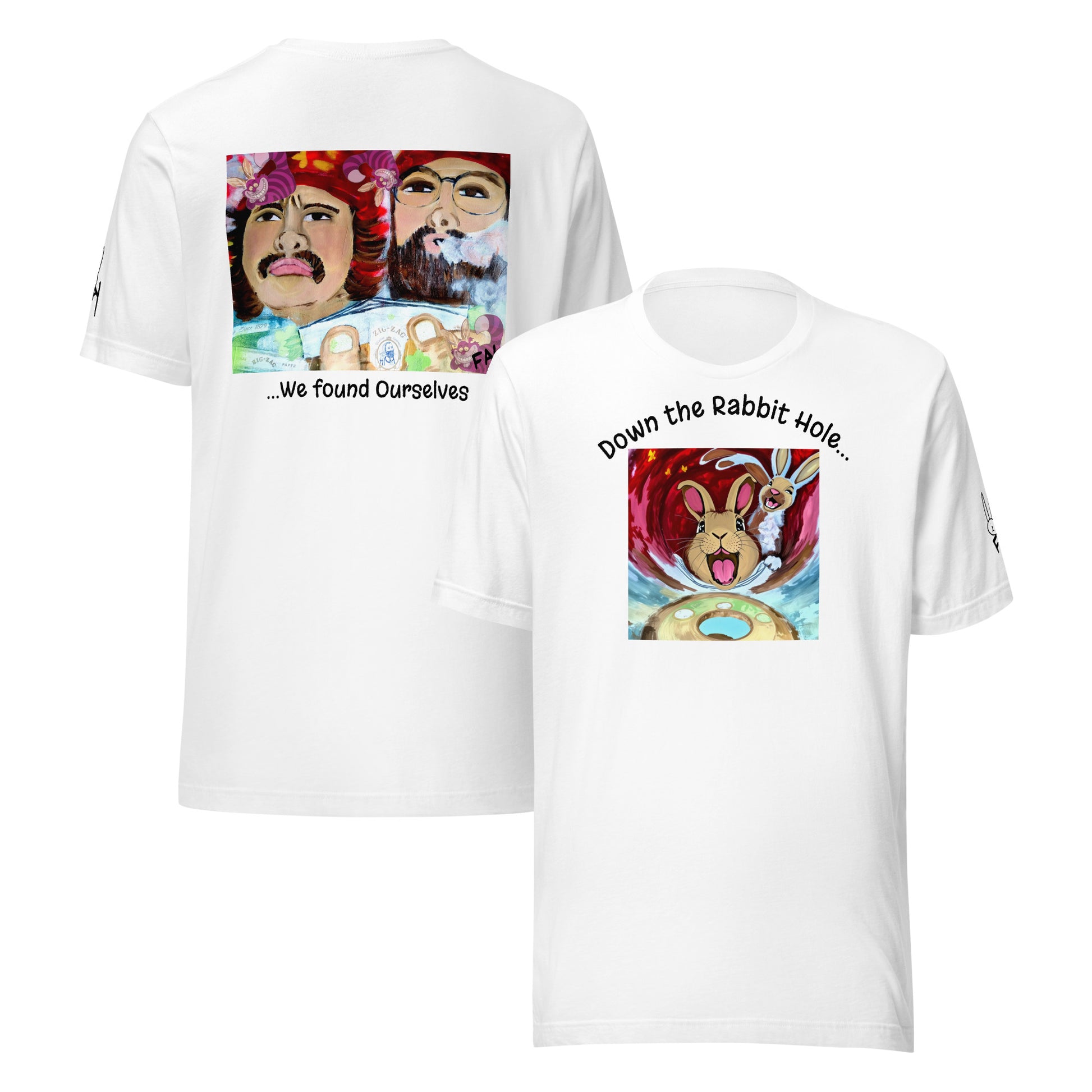 Down the Rabbit Hole, I found Myself Heathersworlds Cheech Unisex t-shirt by 'Fay' - HEATHERS WORLDS9896470_9526