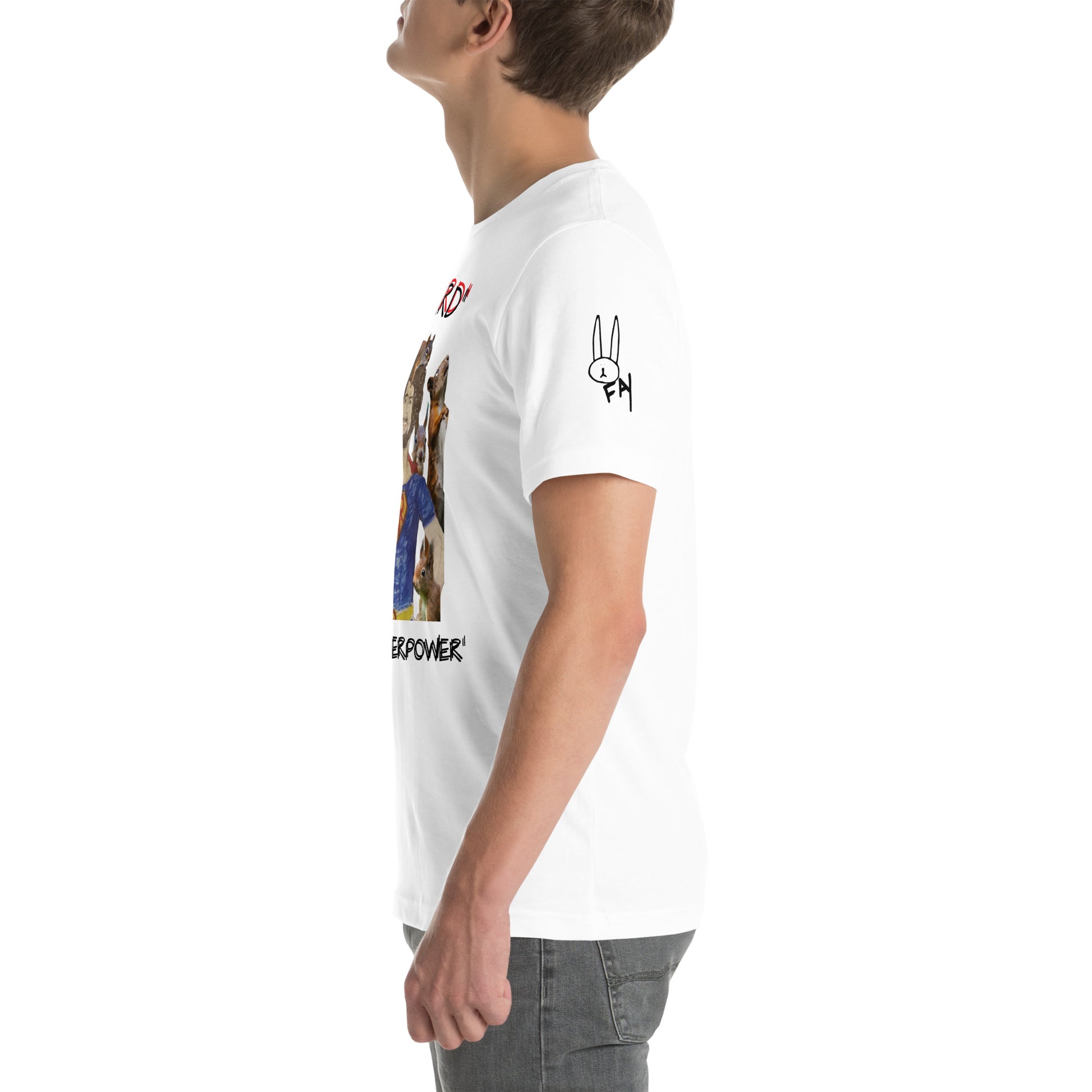 Weird is our Superpower w/Bob Ross Heathersworlds Unisex t-shirt by 'Fay' - HEATHERS WORLDS6537240_9526