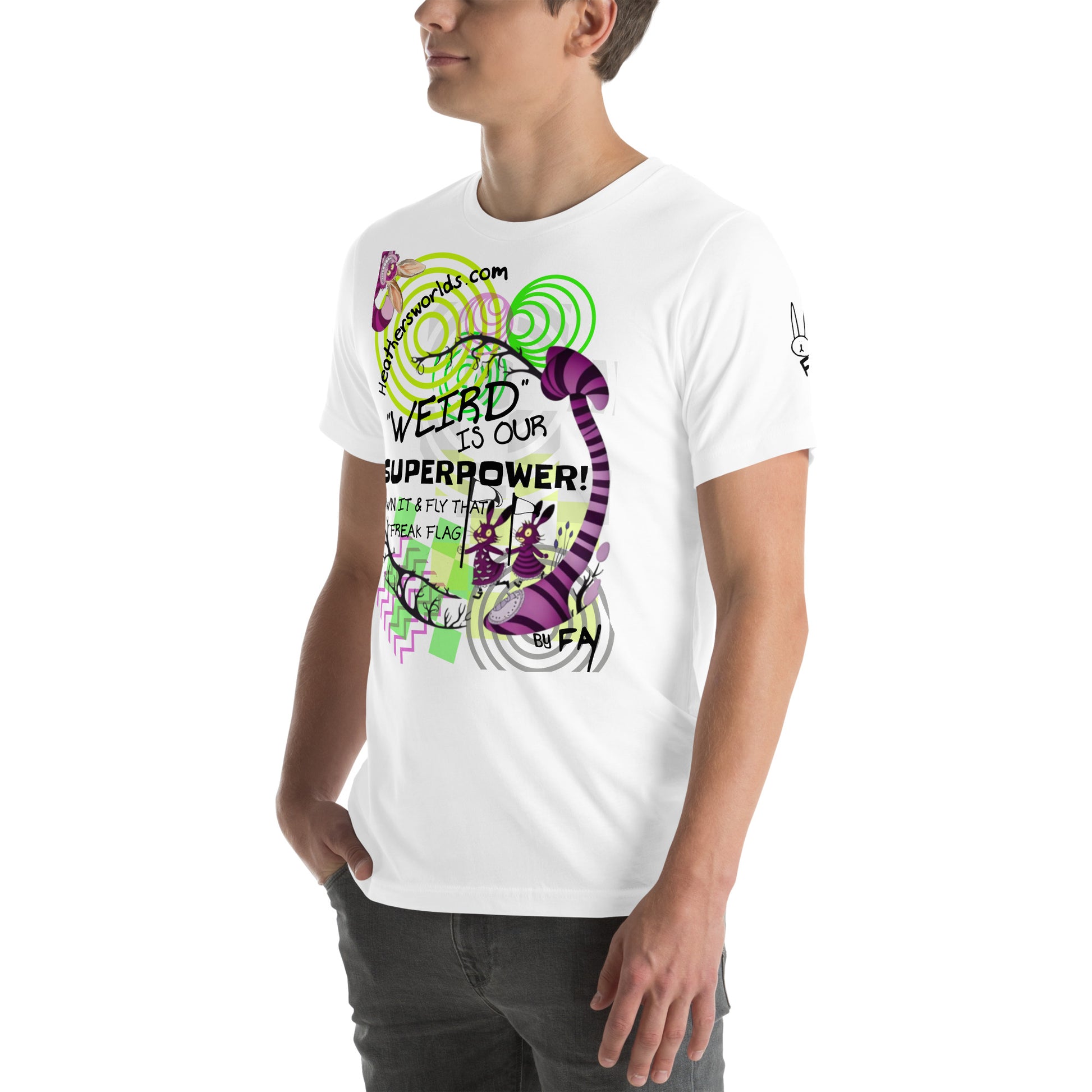 Weird is our Superpower Heathersworlds Unisex t-shirt by 'Fay' - HEATHERS WORLDS7176429_9526