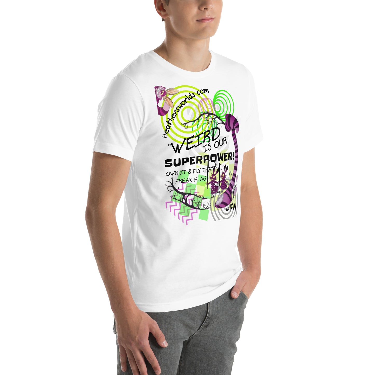 Weird is our Superpower Heathersworlds Unisex t-shirt by 'Fay' - HEATHERS WORLDS7176429_9526