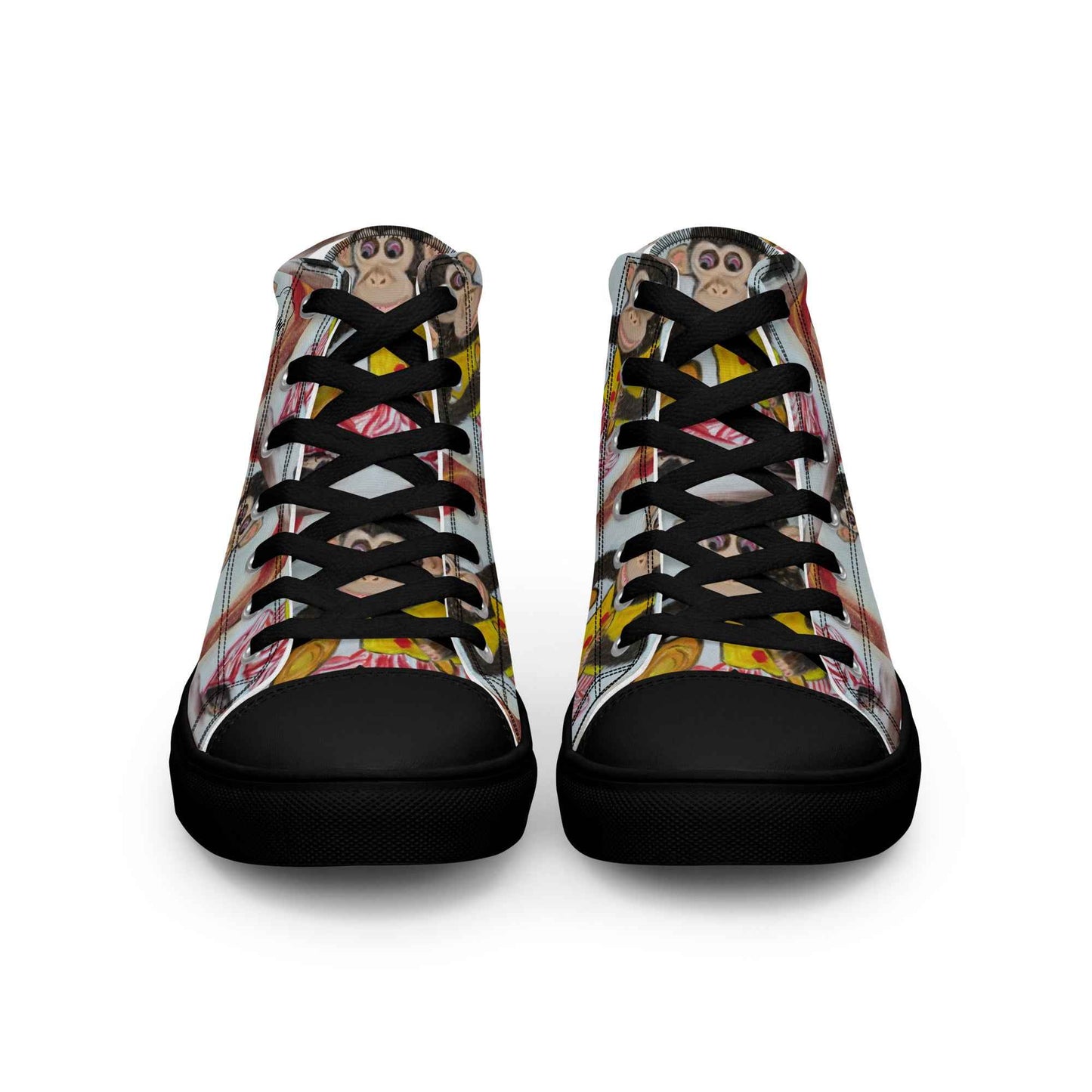 HandPainted Soles by Fay Heathers Worlds Women’s high top canvas shoes (Fucking Rat...)