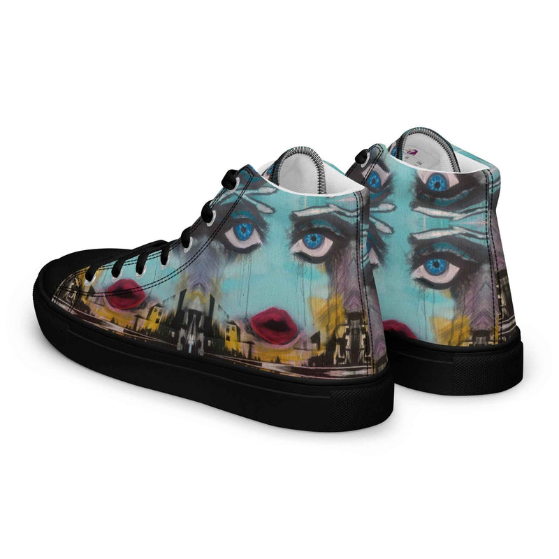 HandPainted Soles by Fay Heathers Worlds Women’s high top canvas shoes - HEATHERS WORLDS8679076_17467