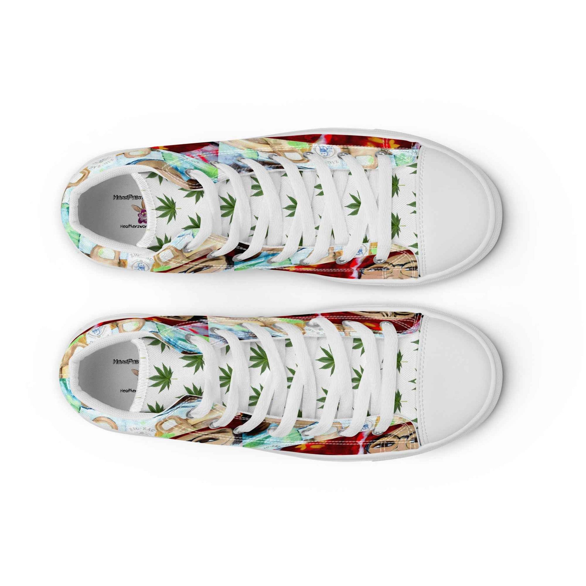 Cheech & Chong Custom Painted Sneakers – Pop Art by Fay - HEATHERS WORLDS8257177_13223