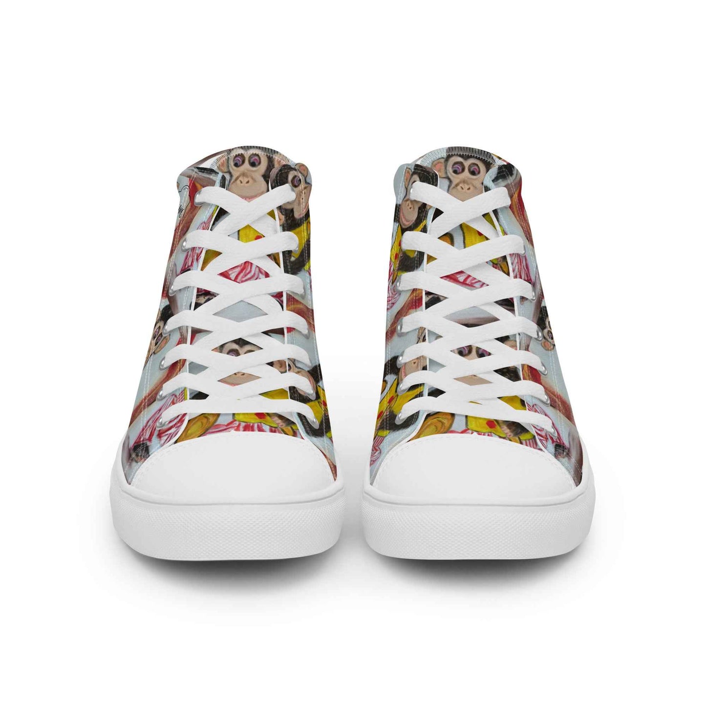 HandPainted Soles by Fay Heathers Worlds Women’s high top canvas shoes (Fucking Rat...)