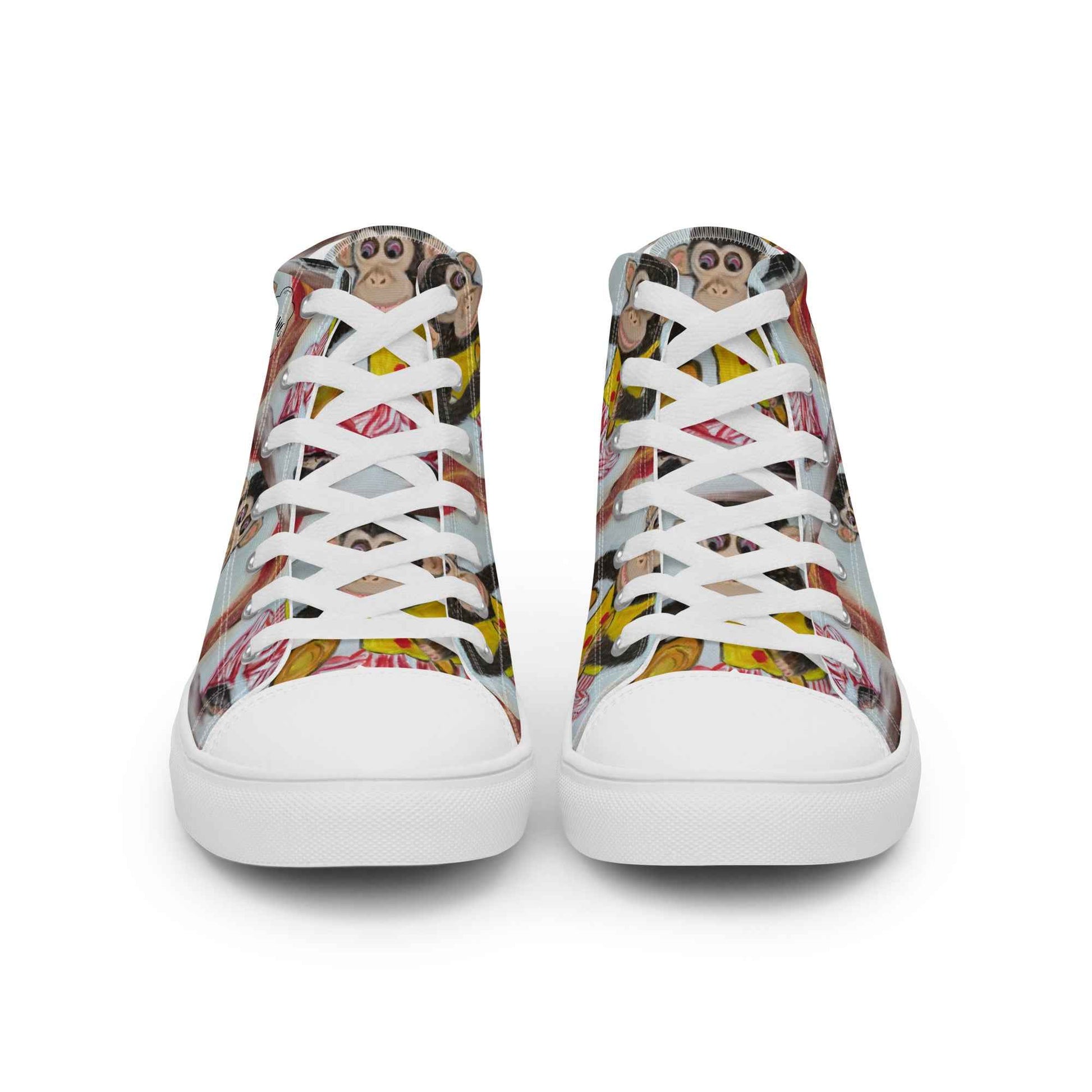 HandPainted Soles by Fay Heathers Worlds Women’s high top canvas shoes (Fucking Rat...)