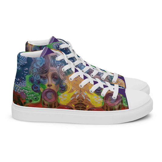 In My Own World Custom Painted Sneakers – Wearable Art by Fay - HEATHERS WORLDS8925210_13223
